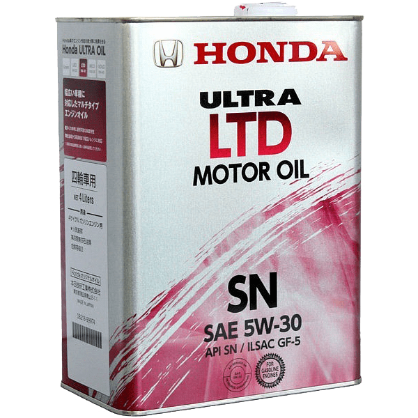 Масло моторное HONDA 5W30 4L SN ULTRA LTD 0821899974